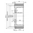 172 PD/360/130/300/090 H8 PEVODYN Drive Wheel Suitable for Still/Wagner